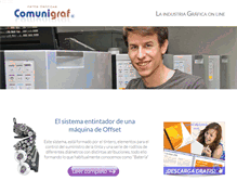 Tablet Screenshot of comunigraf.com.mx
